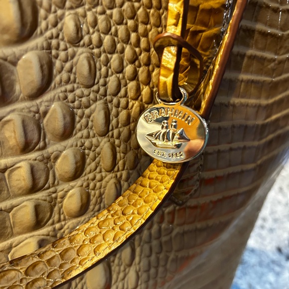 EUC. Brahmin ANINIKA CHINO Melbourne leather tote - Picture 7 of 7